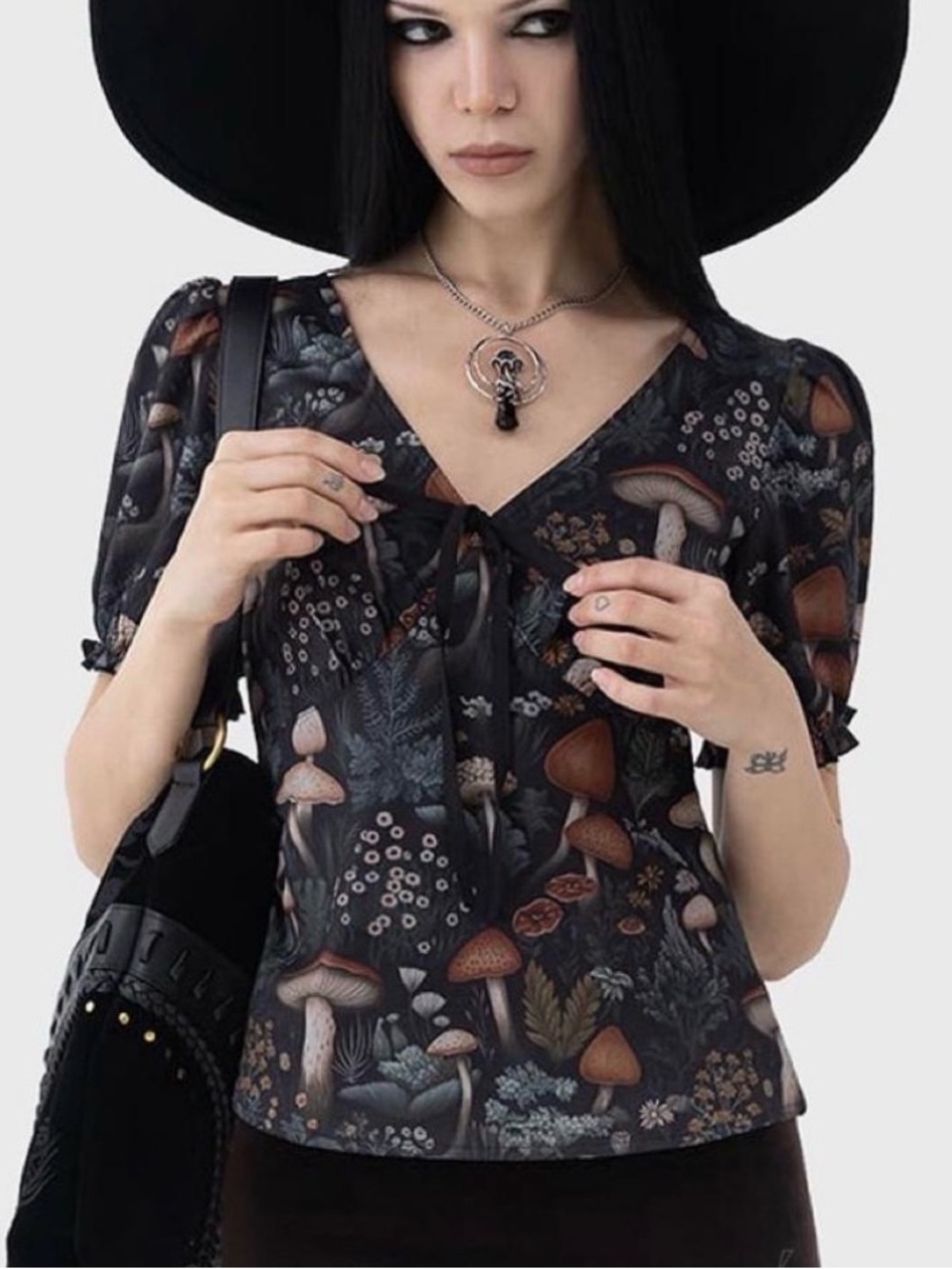Killstar forager ladies mushroom top